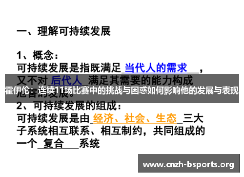 霍伊伦：连续11场比赛中的挑战与困惑如何影响他的发展与表现