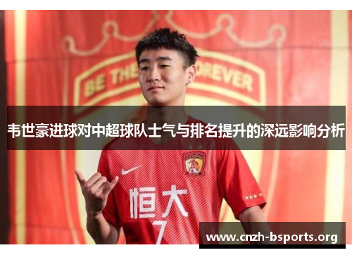 韦世豪进球对中超球队士气与排名提升的深远影响分析 韦世豪进球对中超球队士气与排名提升的深远影响分析